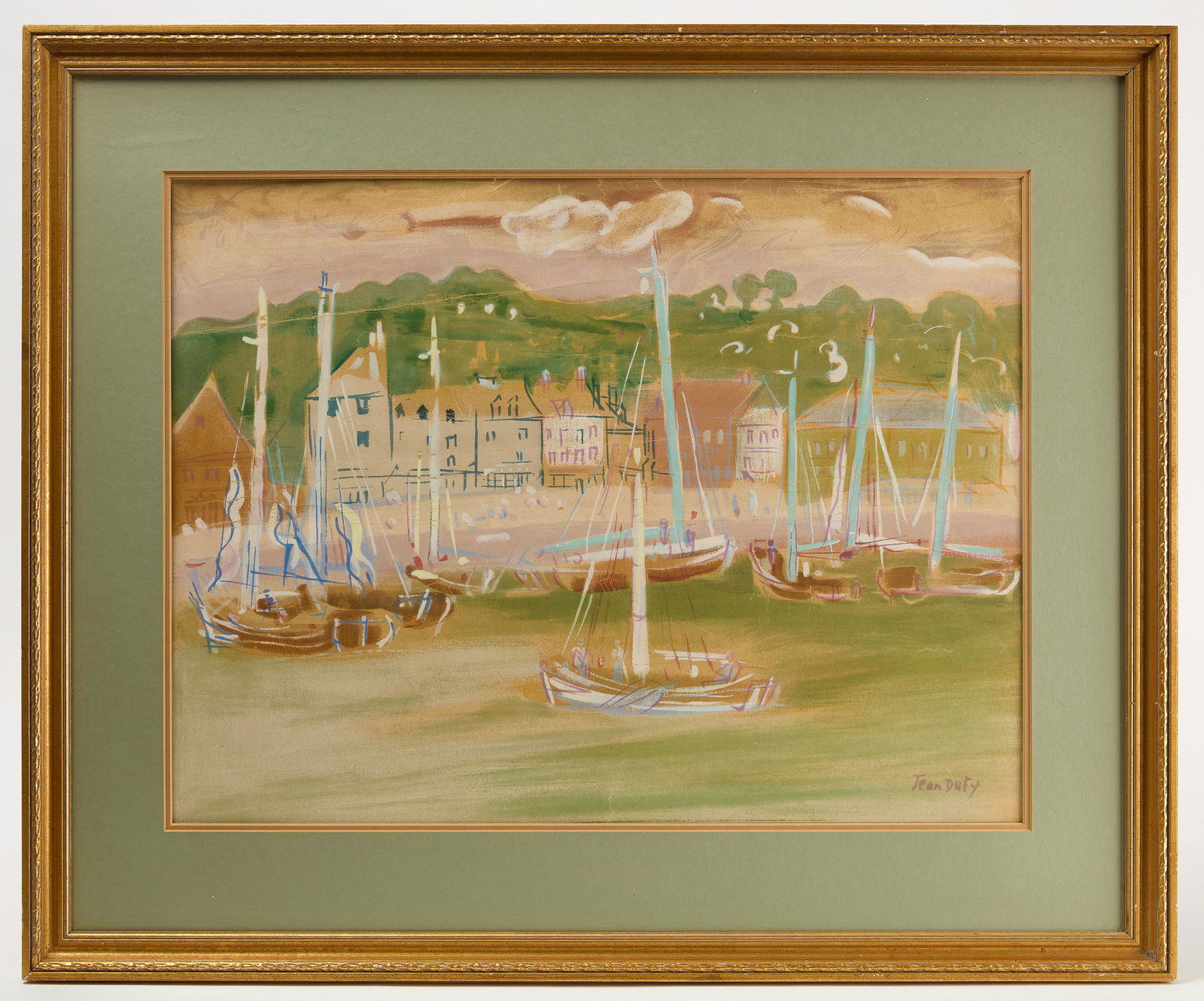 Three Works on Paper - Miro, Dufy, and Leger (1 of 5)