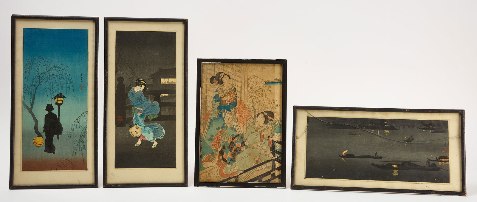 Eight Japanese Woodblock Prints (1 of 6)
