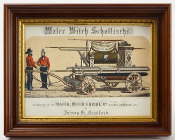 Water Witch Engine Co Lithograph