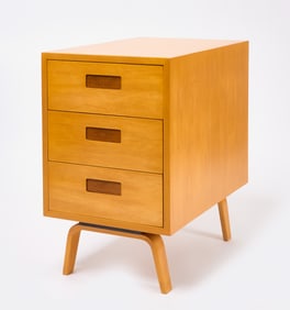 Modern Three-Drawer Bedside Stand