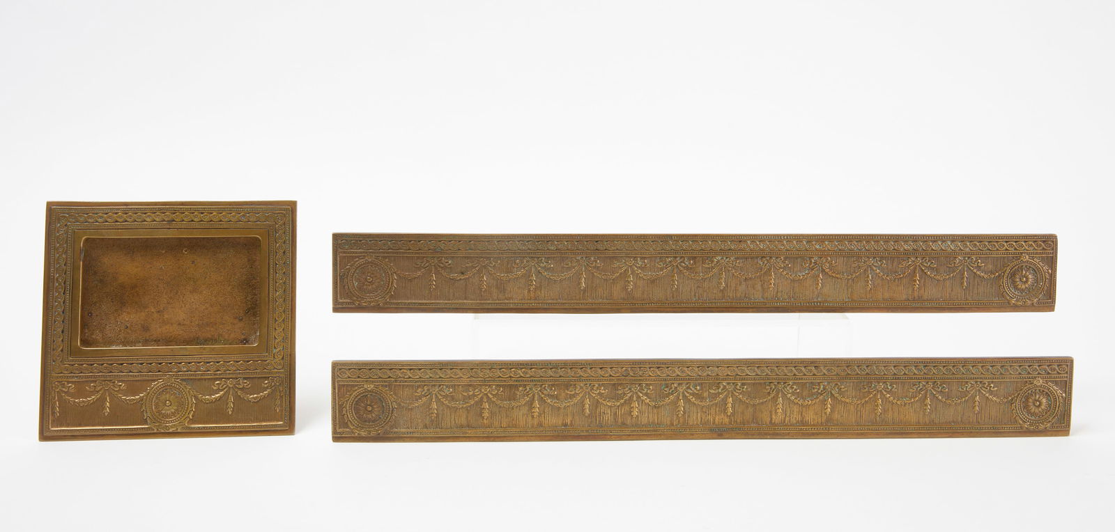 Tiffany Bronze Blotter and Matching Calendar (1 of 4)