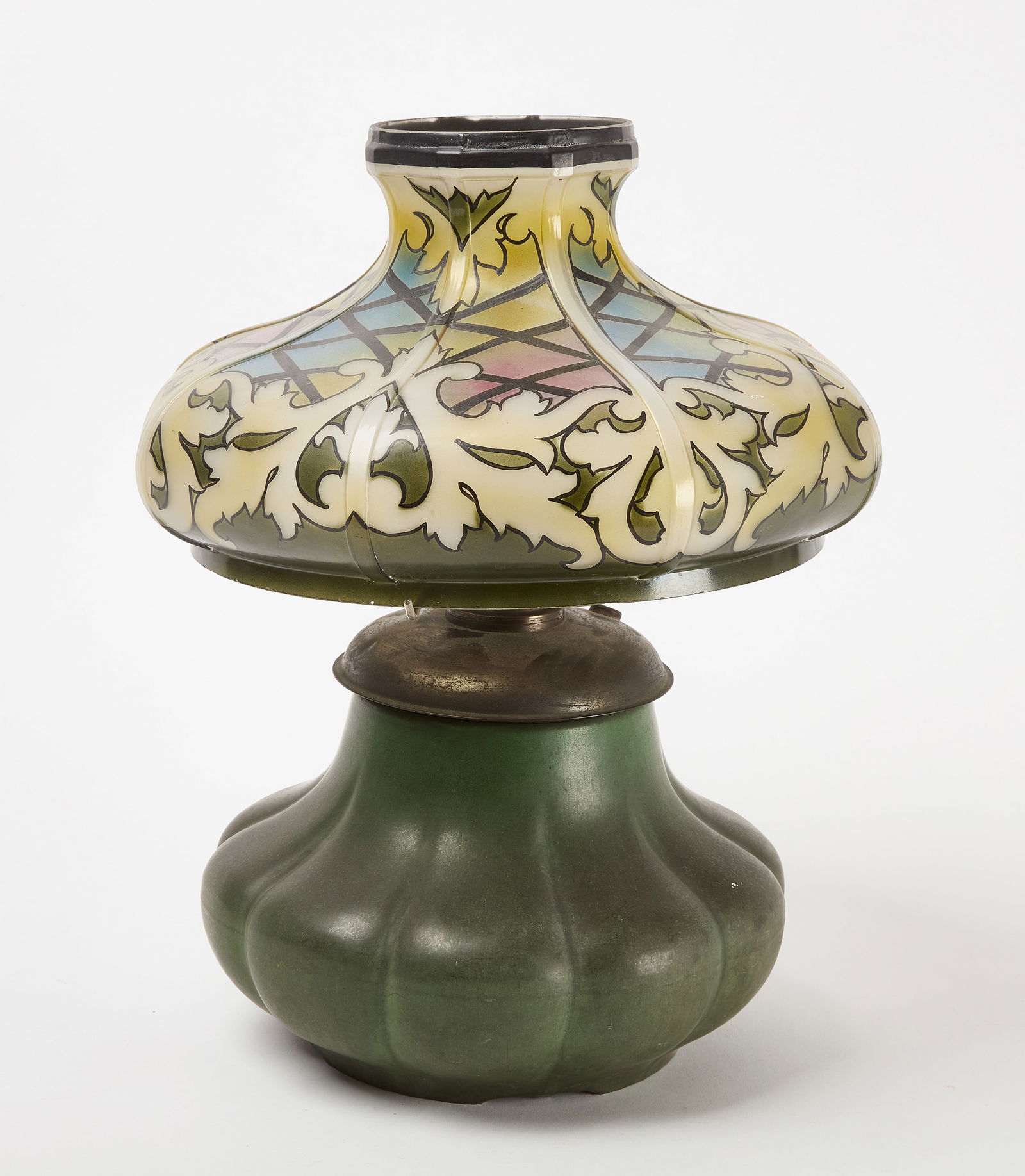 Hampshire Pottery Lamp (1 of 4)