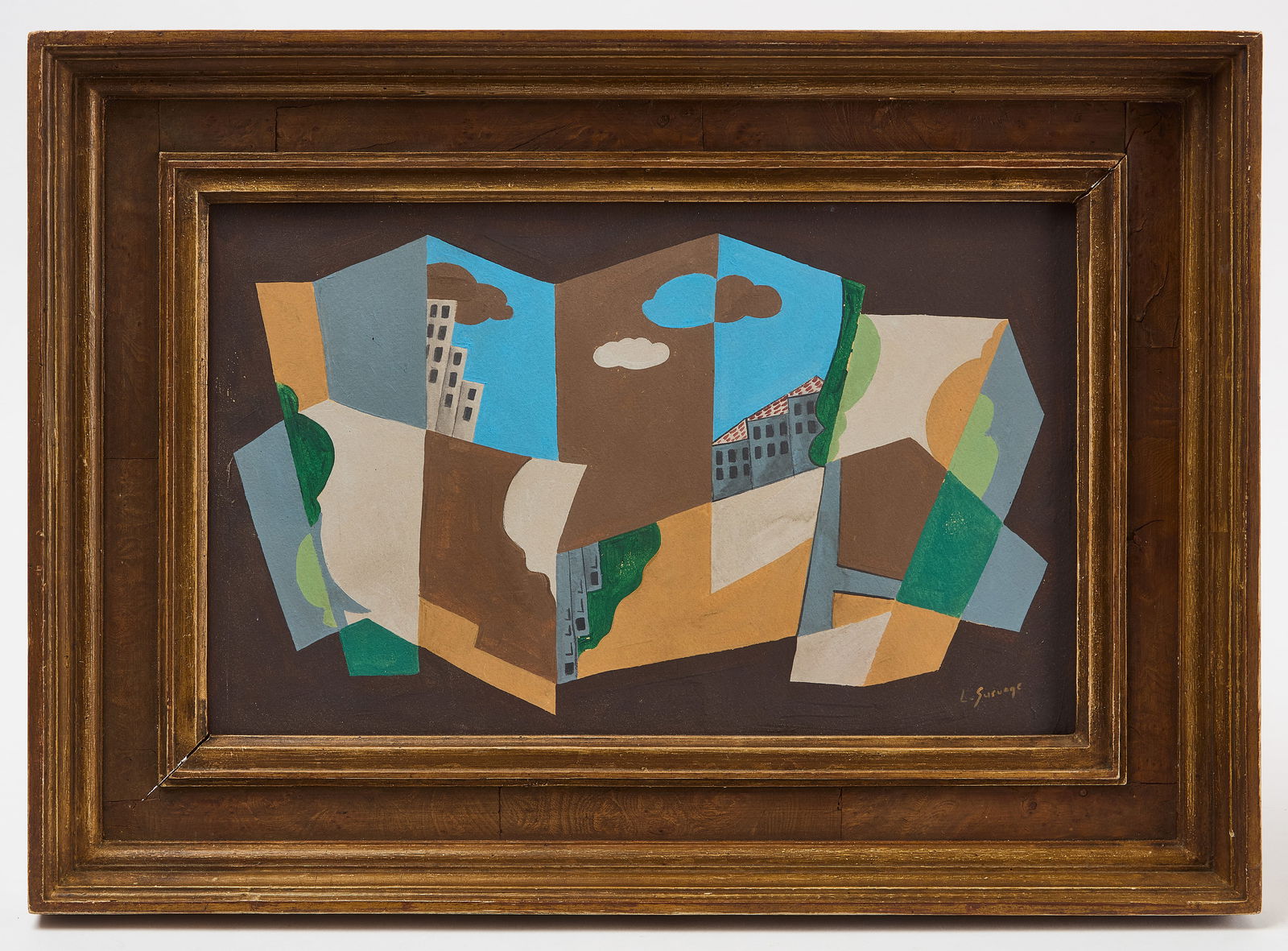 Leopold Survage- Cityscape, Signed (1 of 3)