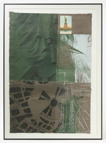 Robert Rauschenberg - Statue of Liberty Lithograph, 1983