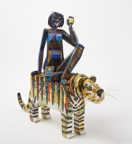 Leo Jensen - Lady and the Tiger, Signed