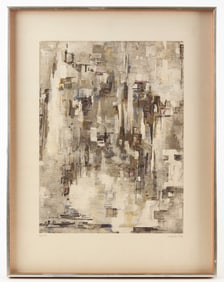 Maria Vieira da Silva - Untitled Abstract Print, Signed