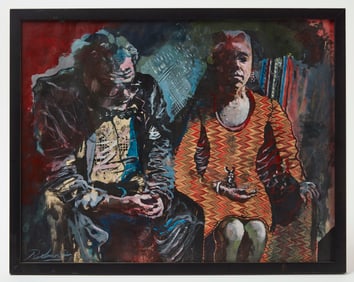 Noel Rockmore - Portrait of Julian and Cynthia Rockmore