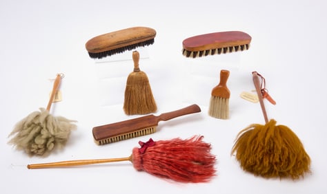 Group of Shaker Dusters and Brushes