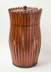 Shaker Lidded Staved Basket