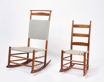 Two Shaker Rocking Chairs