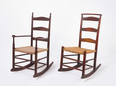 Two Shaker Rocking Chairs