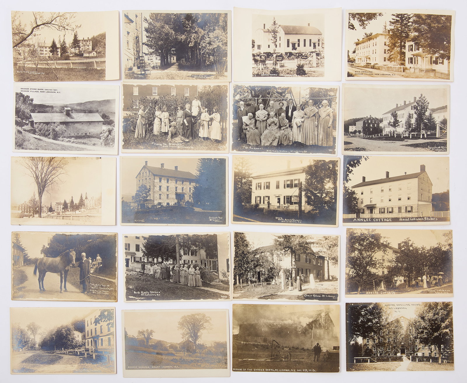 20 RPPC Of Mt. Lebanon, NY Shakers North Family (1 of 2)