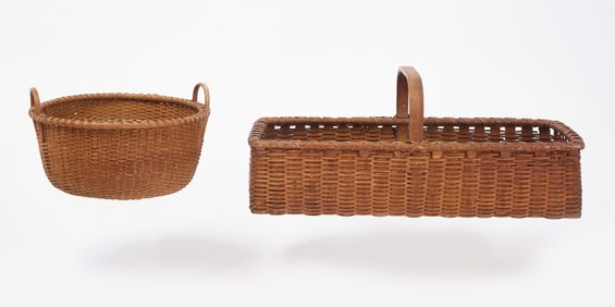Two Early Shaker Baskets
