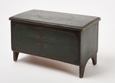 Miniature Painted Blanket Chest