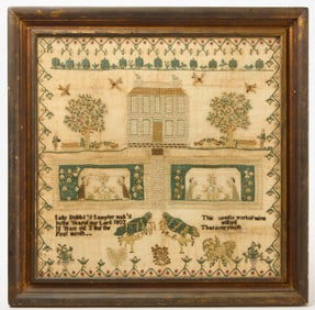 Needlework Sampler - Sally Stubbs, 1802