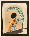 Puffy Sleeve Artist - Silhouette of a Young Boy under Tree