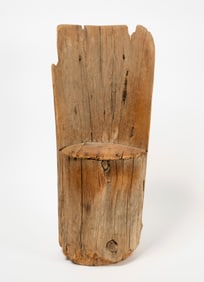 Primitive Tree Stump Chair