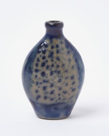 Rare Stoneware Pocket Flask
