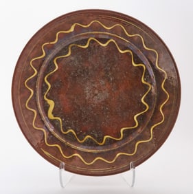 Moravian Slipware Plate