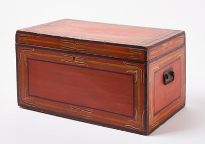 Paint-Decorated  Box