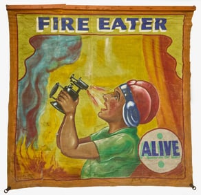Snap Wyatt - Fire Eater Sideshow Banner