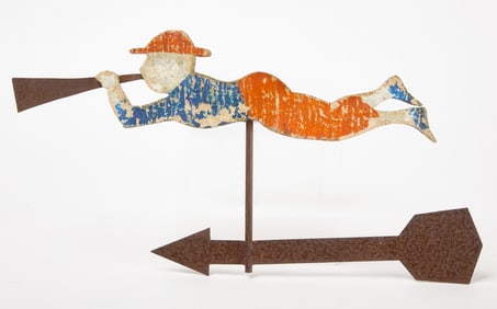 Trumpeter Birdhouse Weathervane
