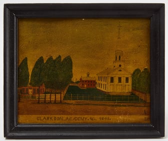 Exterior View of Clarkson Academy, 1848
