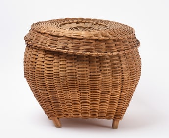 Footed Gathering Basket