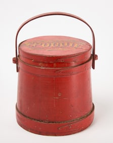 Painted 19th Century Firkin 'Spuddie'