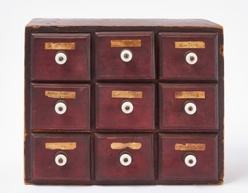 Nine-Drawer Spice Chest