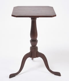 Paint-Decorated Candlestand