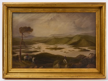 Victor De Grailly - Squam Lake, New Hampshire Oil on Canvas