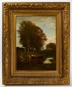 James M. Hart - 'A Cool Retreat', 1883