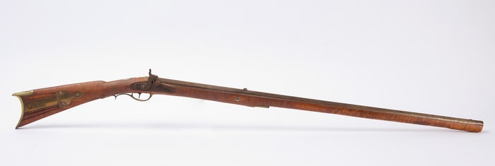 British Firearm with Tiger Maple Stock