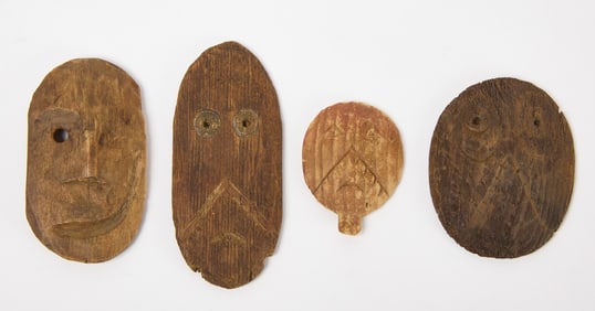 Group of Shamanic Masquettes