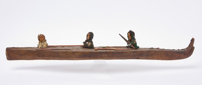 Alleut Eskimo Kayak Model