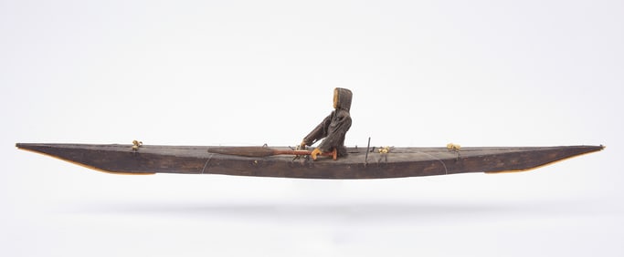 Alleut Eskimo Kayak Model