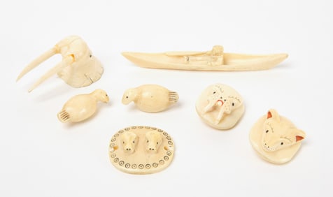Group of Seven Inuit Figures