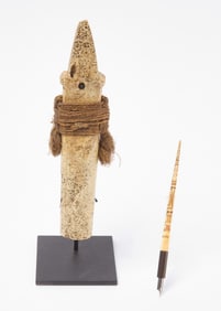 Inuit Speartip and Northwest Coast Pen