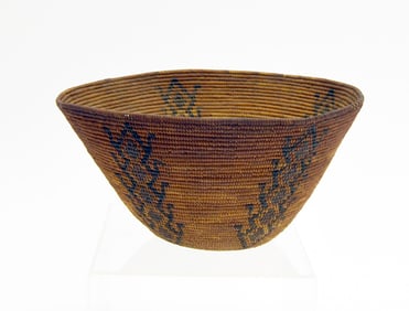 California Native American Coiled Basket