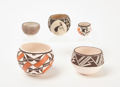 Group of Lucy M. Lewis Pottery