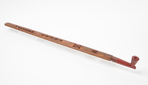 Santee Sioux Ceremonial Calumet (Puzzle Pipe)