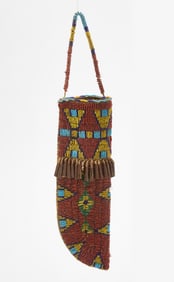 Native American Beaded Knife Sheath