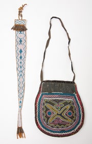 Beaded Awl Case and Pouch
