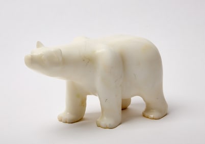 Inuit Carved Stone Polar Bear