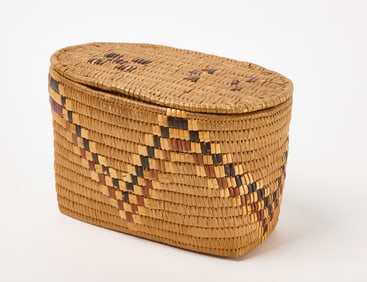 Salish Lidded Basket
