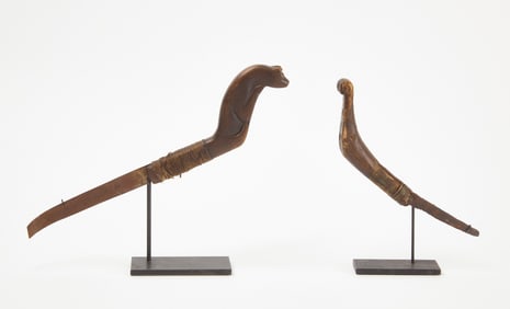 Two Early Indian Crooked Knives