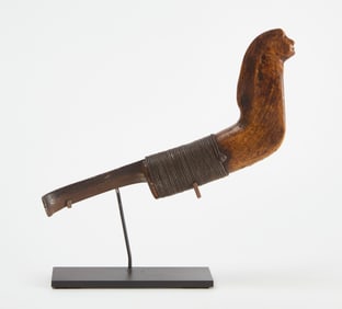 Horses Mane Human Head Crooked Knife