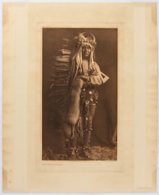 Edward Curtis Photogravure - Iron Breast-Piegan