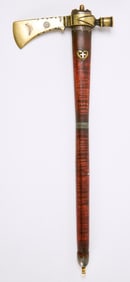 Tomahawk Peace Pipe with Sun and Moon
